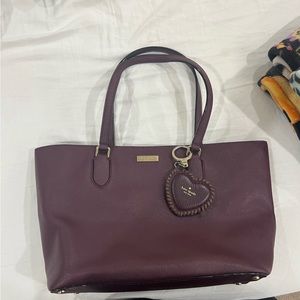 Kate Spade Deep Purple Tote Bag